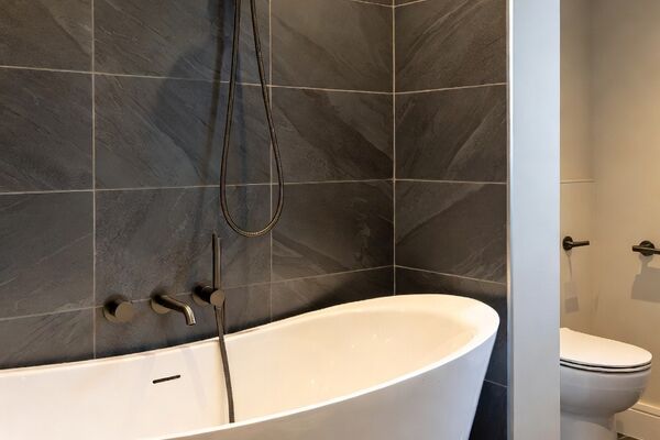 Modern newly fitted bathroom